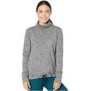 NIKE Women’s Gray Long Sleeve Cowl Neck Dri-FIT Pullover Size 2X / XXL / 2XL